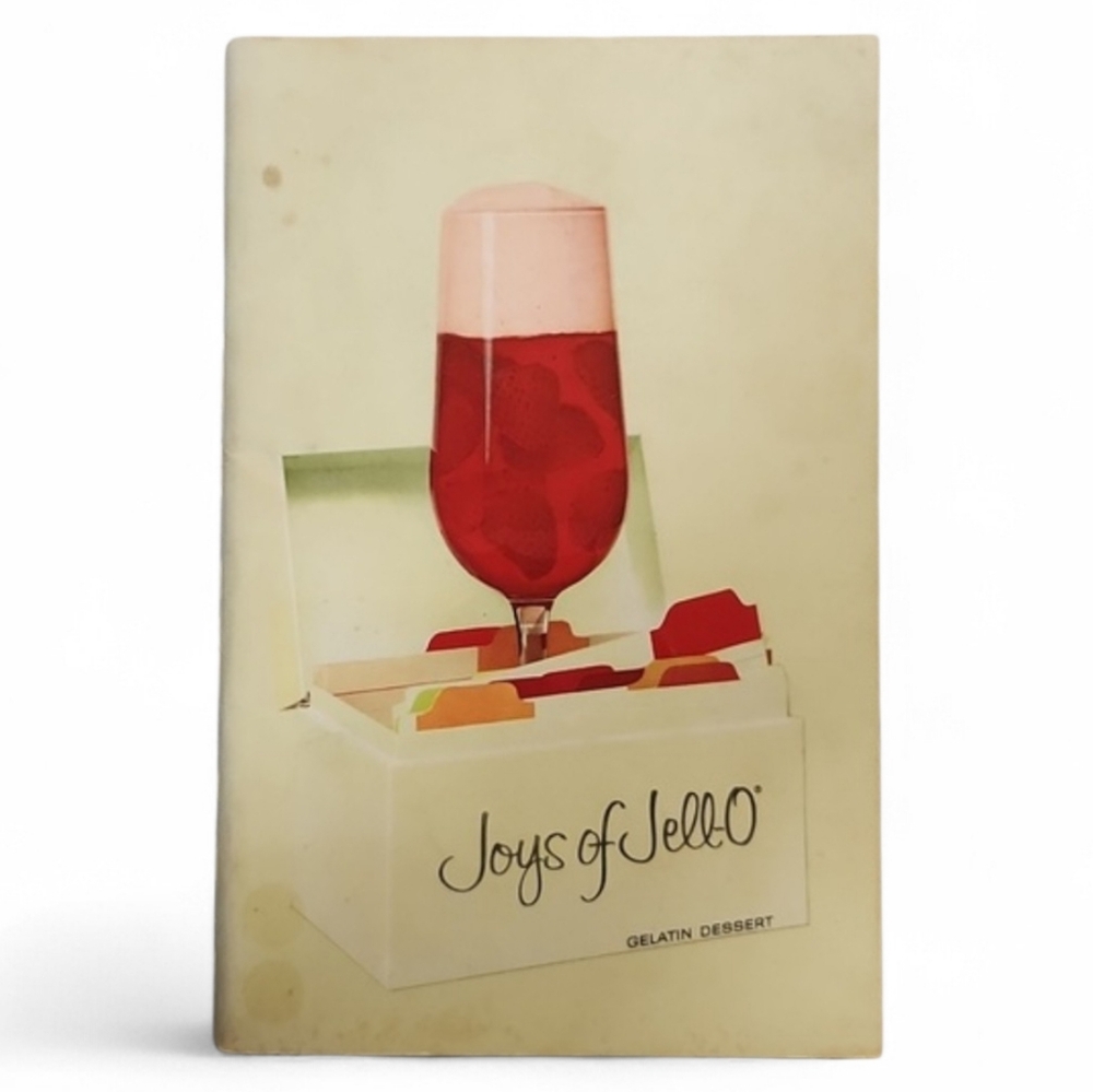 Jell-O Joys of Jello Vintage Gelatin Dessert Cookbook Retro Recipes 1960s